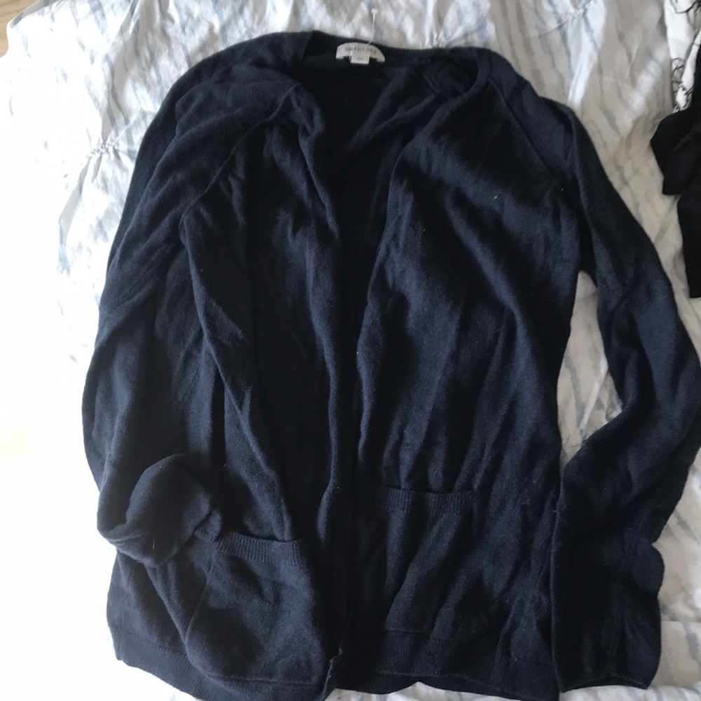 Navy blue cardigan